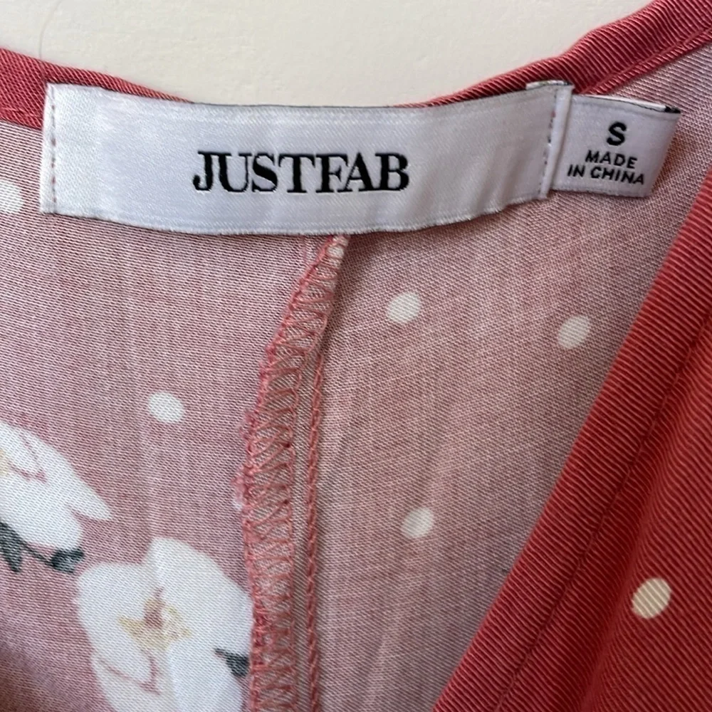 Floral Sleeveless/Spaghetti Strap Maxi Wrap Dress - Picture 4 of 5